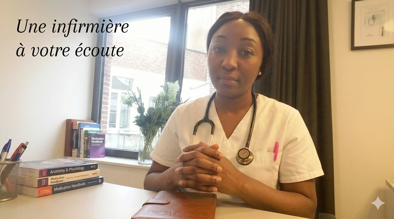 Une infirmière à votre écoute